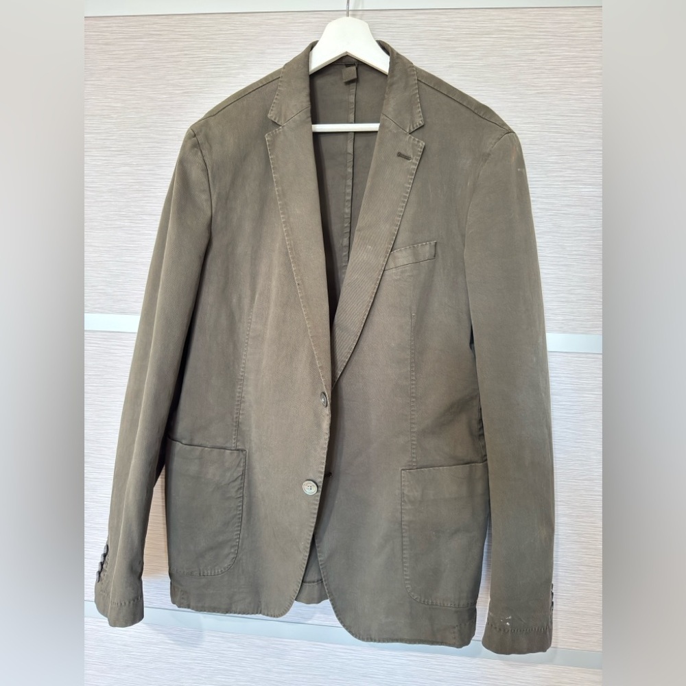 Hugo Boss Mens Khaki Classic Blazer In Large